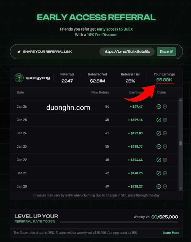 BullX Earn